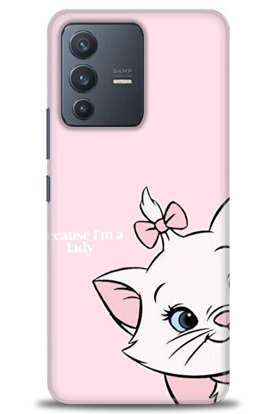 Rulet Aksesuar حافظة سيليكون متوافقة مع هاتف Vivo V23 5G HD مطبوع + واقي شاشة...