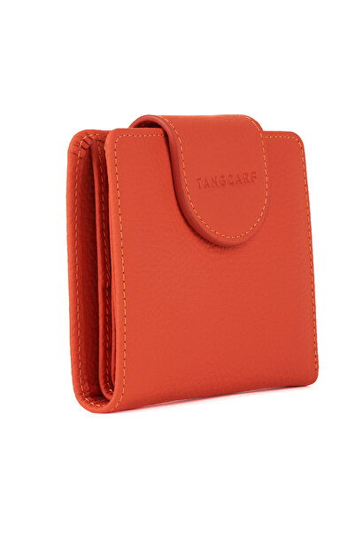 TANGCARF Genuine Leather Women's Wallet |   Nis 3202 Orange