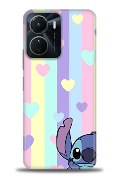 Rulet Aksesuar جراب سيليكون متوافق مع هاتف Vivo Y16 HD مطبوع + واقي شاشة سيرا...