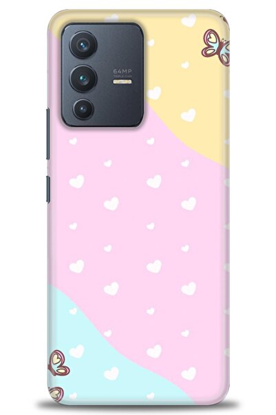 Rulet Aksesuar حافظة سيليكون متوافقة مع هاتف Vivo V23 5G HD مطبوع + واقي شاشة...