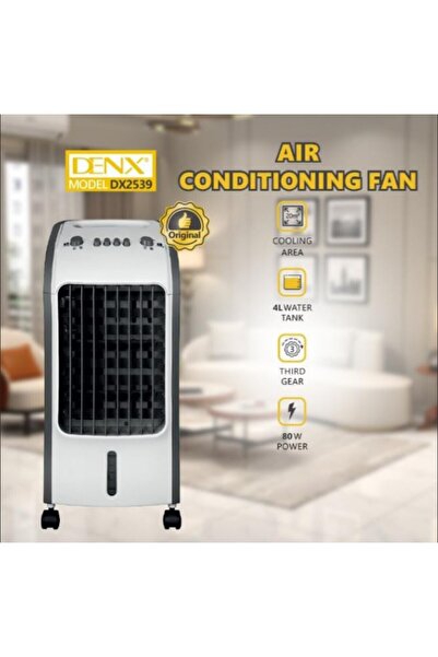 Denx Portable Water-Powered Desert Air Conditioner with 4-Liter Tank Capacity, 3-Speed Design DX2539