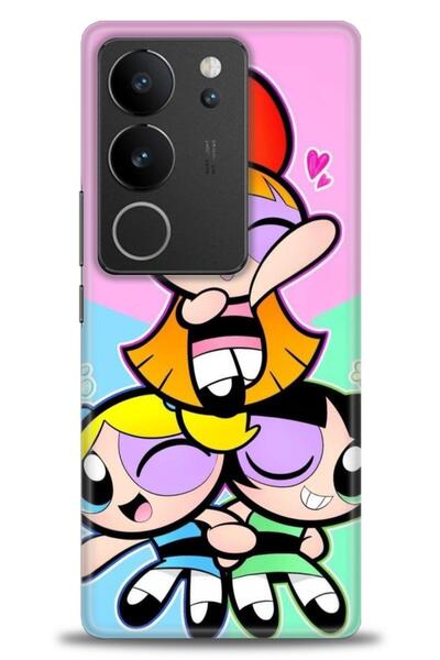 Rulet Aksesuar حافظة سيليكون متوافقة مع هاتف Vivo V29 5G HD مطبوع + واقي شاشة...