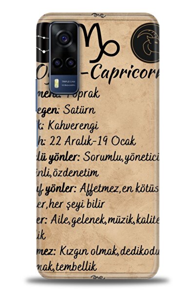 Rulet Aksesuar جراب سيليكون متوافق مع هاتف Vivo Y51 HD مطبوع + واقي شاشة سيرا...