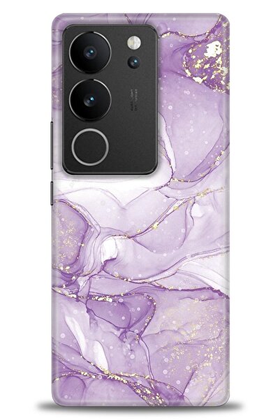 Rulet Aksesuar حافظة سيليكون متوافقة مع هاتف Vivo V29 5G HD مطبوع + واقي شاشة...