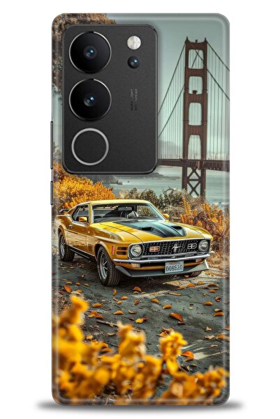 Rulet Aksesuar حافظة سيليكون متوافقة مع هاتف Vivo V29 5G HD مطبوع + واقي شاشة...