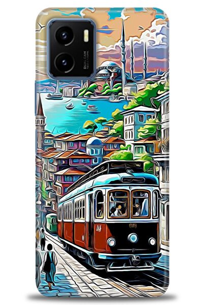 Rulet Aksesuar Vivo Y15S Compatible Hd Printed Silicone Case + Ceramic Screen...