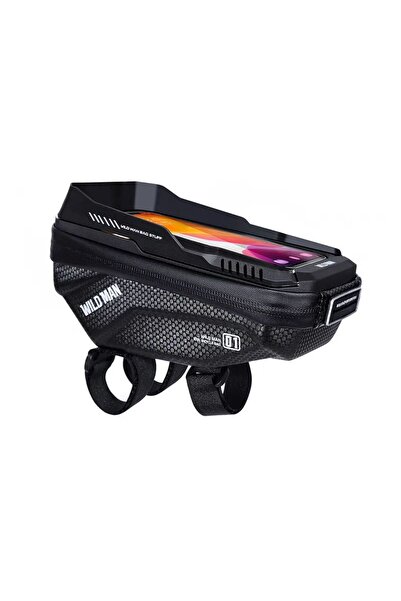 REDz Accessories Geantă ghidon bicicletă, 1L, fermoar, Wildman XT1, neagră