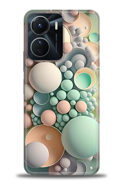 Rulet Aksesuar Vivo Y16 Compatible Hd Printed Silicone Case + Ceramic Screen ...