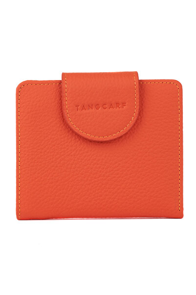 TANGCARF Genuine Leather Women's Wallet |   Nis 3202 Orange