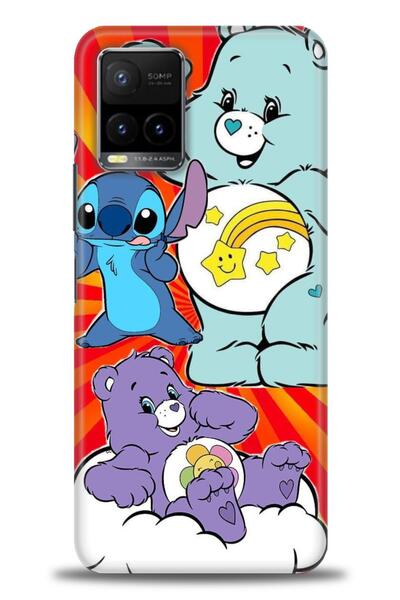 Rulet Aksesuar Vivo Y21S Compatible Hd Printed Silicone Case + Ceramic Screen...