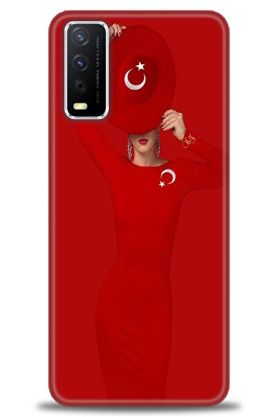 Rulet Aksesuar Vivo Y20 Compatible Hd Printed Silicone Case + Ceramic Screen ...