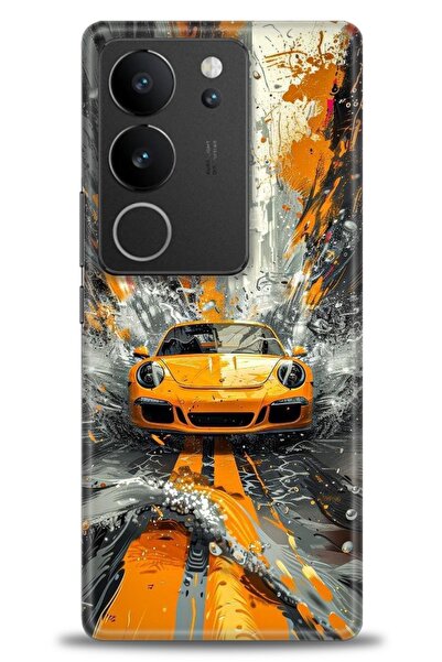 Rulet Aksesuar Vivo V29 5g Compatible Hd Printed Silicone Case + Ceramic Scre...