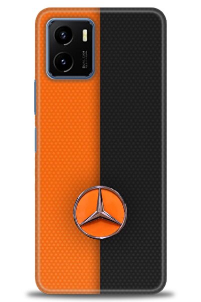 Rulet Aksesuar جراب سيليكون متوافق مع هاتف Vivo Y15S HD مطبوع + واقي شاشة سير...