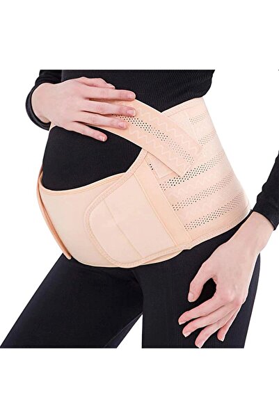 BabyToy Centura Abdominala Gravide BabyToy™ G1, Orteza Corset Cu Banda Sustinere Abdomen pentru Sarcina, D