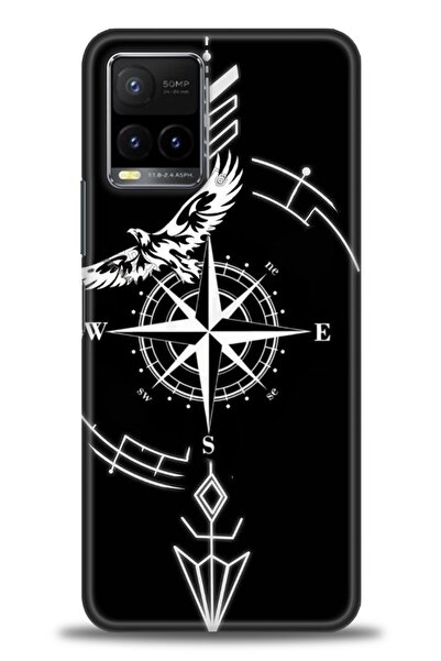 Rulet Aksesuar Vivo Y21S Compatible Hd Printed Silicone Case + Ceramic Screen...