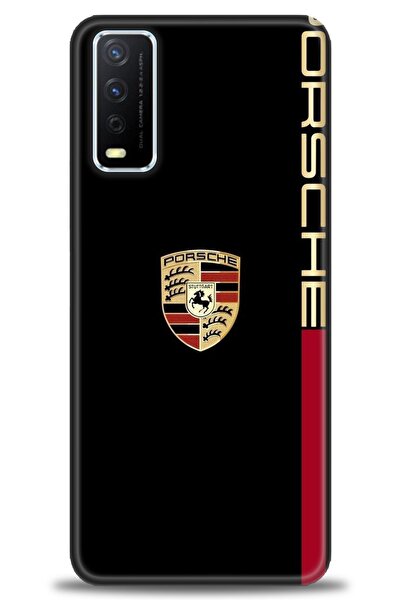 Rulet Aksesuar جراب سيليكون متوافق مع هاتف Vivo Y11S HD مطبوع + واقي شاشة سير...