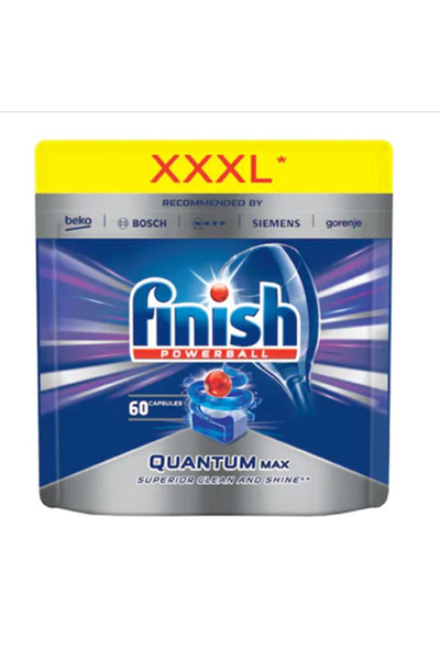 Finish Detergent Capsule Masina de Spalat Vase Quantum Max 60 bucati
