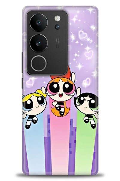 Rulet Aksesuar حافظة سيليكون متوافقة مع هاتف Vivo V29 5G HD مطبوع + واقي شاشة...