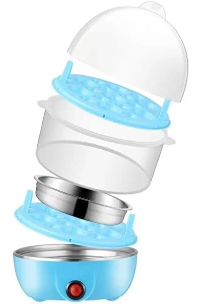 Denx Multifunctional Electric Egg Cooker Double Layer 14 Eggs Mini Kitchen Steamer DX1760