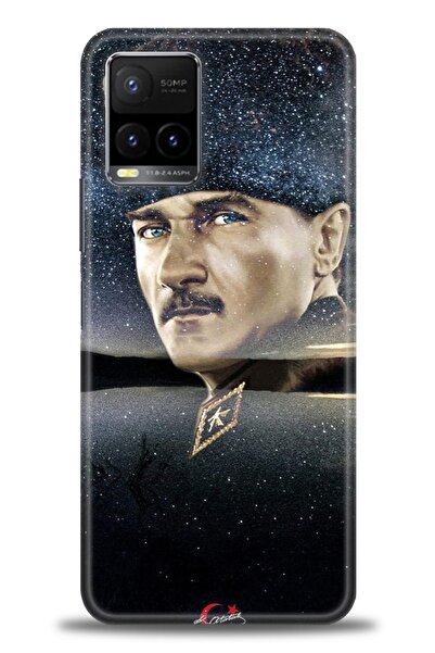 Rulet Aksesuar Vivo Y21S Compatible Hd Printed Silicone Case + Ceramic Screen...