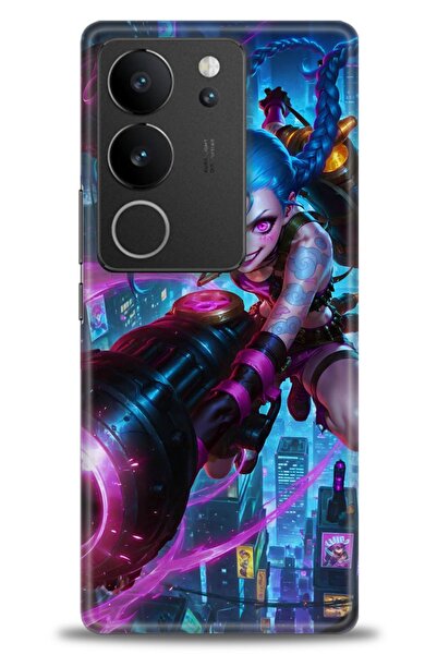 Rulet Aksesuar حافظة سيليكون متوافقة مع هاتف Vivo V29 5G HD مطبوع + واقي شاشة...