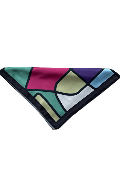 Rupen Kraft 45x50 cm custom pattern bandana satin bandana satin scarf satin bag accessory