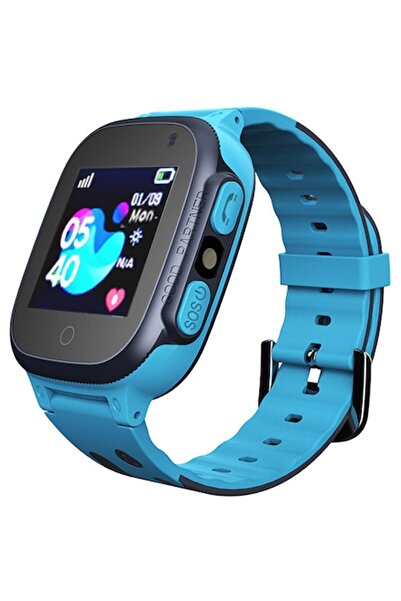 MoreFIT Ceas inteligent GPS pentru copii MX15, albastru
