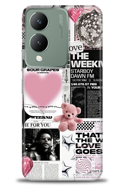 Rulet Aksesuar Vivo Y17S Compatible Hd Printed Silicone Case + Ceramic Screen...