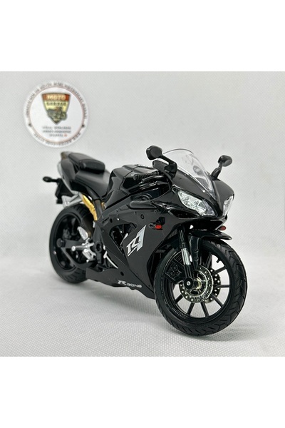 Alloy Models Yamaha YZF R1 1:12 Diecast Maket Motor – Siyah Metal Model Motos...
