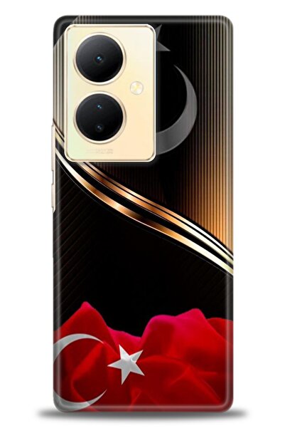 Rulet Aksesuar Vivo V29 Lite 5g Compatible Hd Printed Silicone Case + Ceramic...