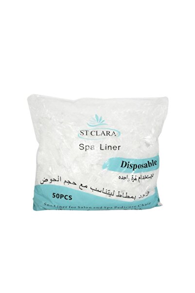 ST CLARA 50 Pieces Clear Pedicure and Manicure Basin Cover