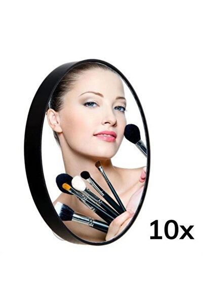 Genel Markalar 10x Büyüteçli Vantuzlu Makyaj Lens Kaş Alma Tıraş Aynası Pratik Kullanışlı