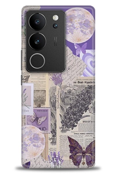 Rulet Aksesuar حافظة سيليكون متوافقة مع هاتف Vivo V29 5G HD مطبوع + واقي شاشة...