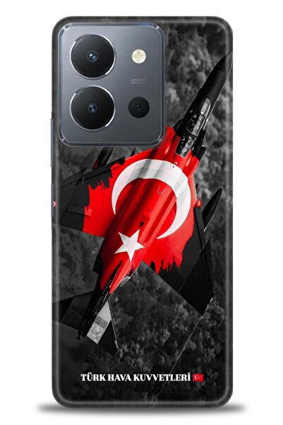 Rulet Aksesuar Vivo Y36 Compatible Hd Printed Silicone Case + Ceramic Screen ...