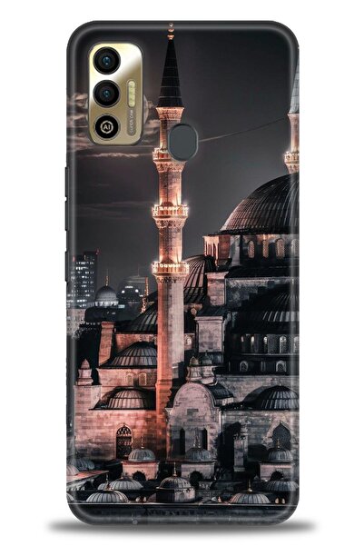 kılıfevreni غطاء متوافق مع هاتف Tecno Spark 7T A+ Plus HD مطبوع - غطاء من الس...