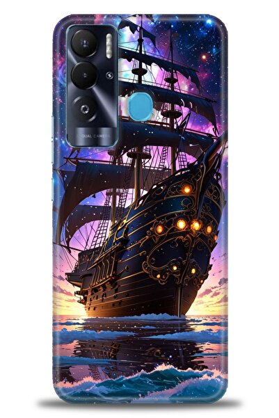 kılıfevreni غطاء تكنو بوفا نيو المتوافق مع A+ Plus غطاء HD مطبوع - غطاء سيليك...