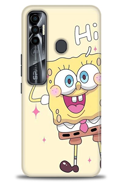 kılıfevreni غطاء متوافق مع هاتف Tecno Spark 7 Pro A+ Plus غطاء HD مطبوع - غطا...