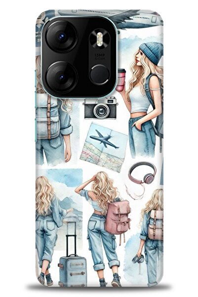 kılıfevreni حافظة متوافقة مع هاتف Tecno Spark Go 2023 + واقي شاشة من السيرامي...