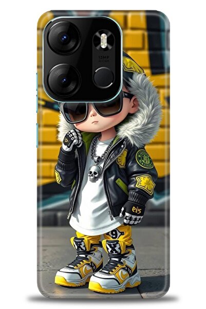 kılıfevreni غطاء متوافق مع هاتف Tecno Spark Go 2023 A+ Plus HD مطبوع - غطاء م...