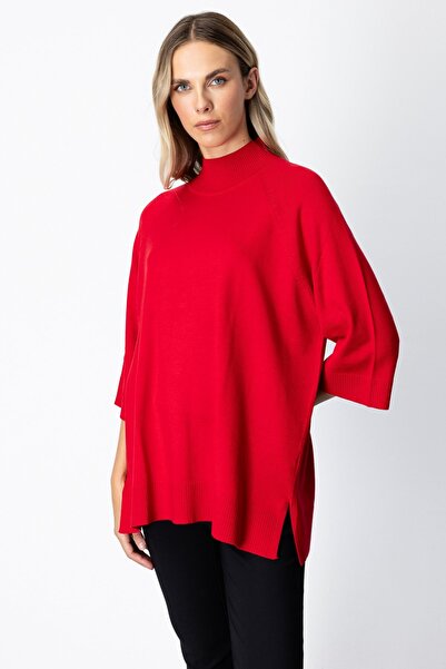 ON Buttoned Back Three-Quarter Sleeve Sweater