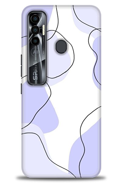 kılıfevreni غطاء متوافق مع هاتف Tecno Spark 7 Pro A+ Plus غطاء HD مطبوع - غطا...