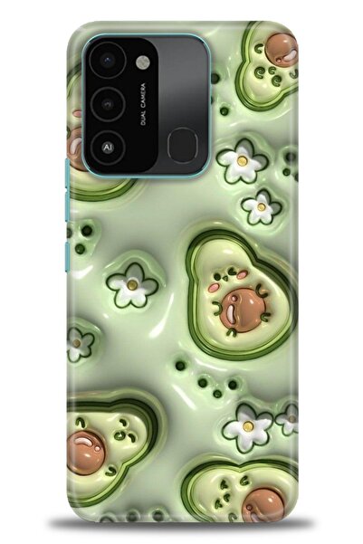 kılıfevreni غطاء متوافق مع هاتف Tecno Spark 8C A+ Plus غطاء HD مطبوع - غطاء م...