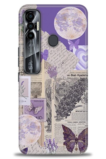 kılıfevreni غطاء متوافق مع هاتف Tecno Spark 7 Pro A+ Plus غطاء HD مطبوع - غطا...