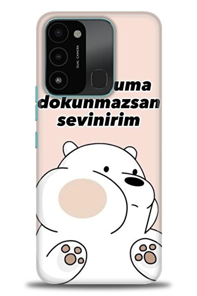 kılıfevreni غطاء متوافق مع هاتف Tecno Spark 8C A+ Plus HD مطبوع - غطاء من الس...