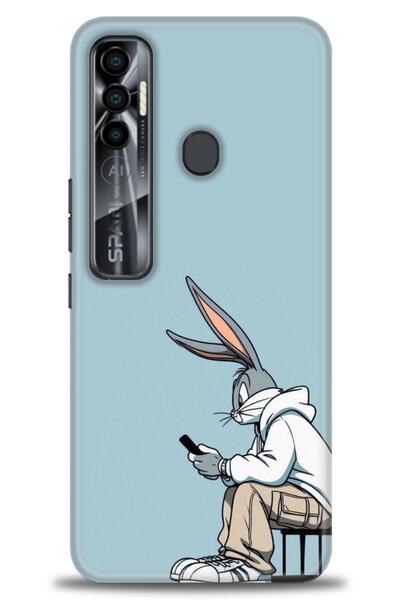 kılıfevreni غطاء متوافق مع هاتف Tecno Spark 7 Pro A+ Plus غطاء HD مطبوع - غطا...