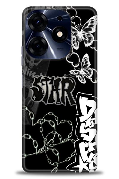 kılıfevreni غطاء متوافق مع هاتف Tecno Spark 10 Pro A+ Plus غطاء HD مطبوع - غط...