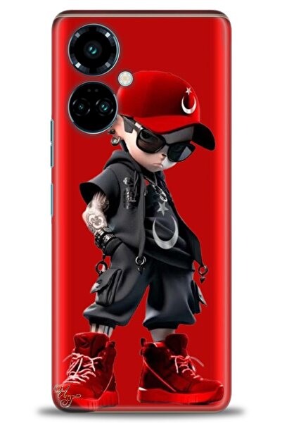 kılıfevreni غطاء متوافق مع هاتف Tecno Camon 19 Pro A+ Plus غطاء HD مطبوع - غط...