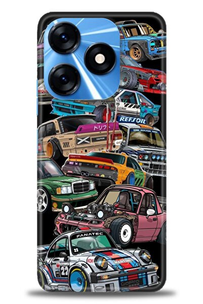 kılıfevreni غطاء تكنو سبارك 10 4G متوافق مع A+ Plus غطاء HD مطبوع - غطاء سيلي...