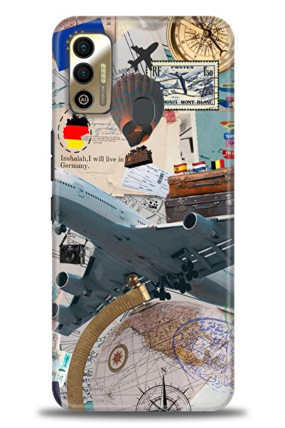 kılıfevreni غطاء متوافق مع هاتف Tecno Spark 7T A+ Plus غطاء HD مطبوع - غطاء م...