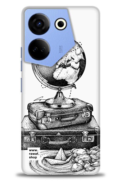 kılıfevreni حافظة تكنو كامون 20 برو 4G متوافقة مع A+ بلس + واقي شاشة سيراميك ...